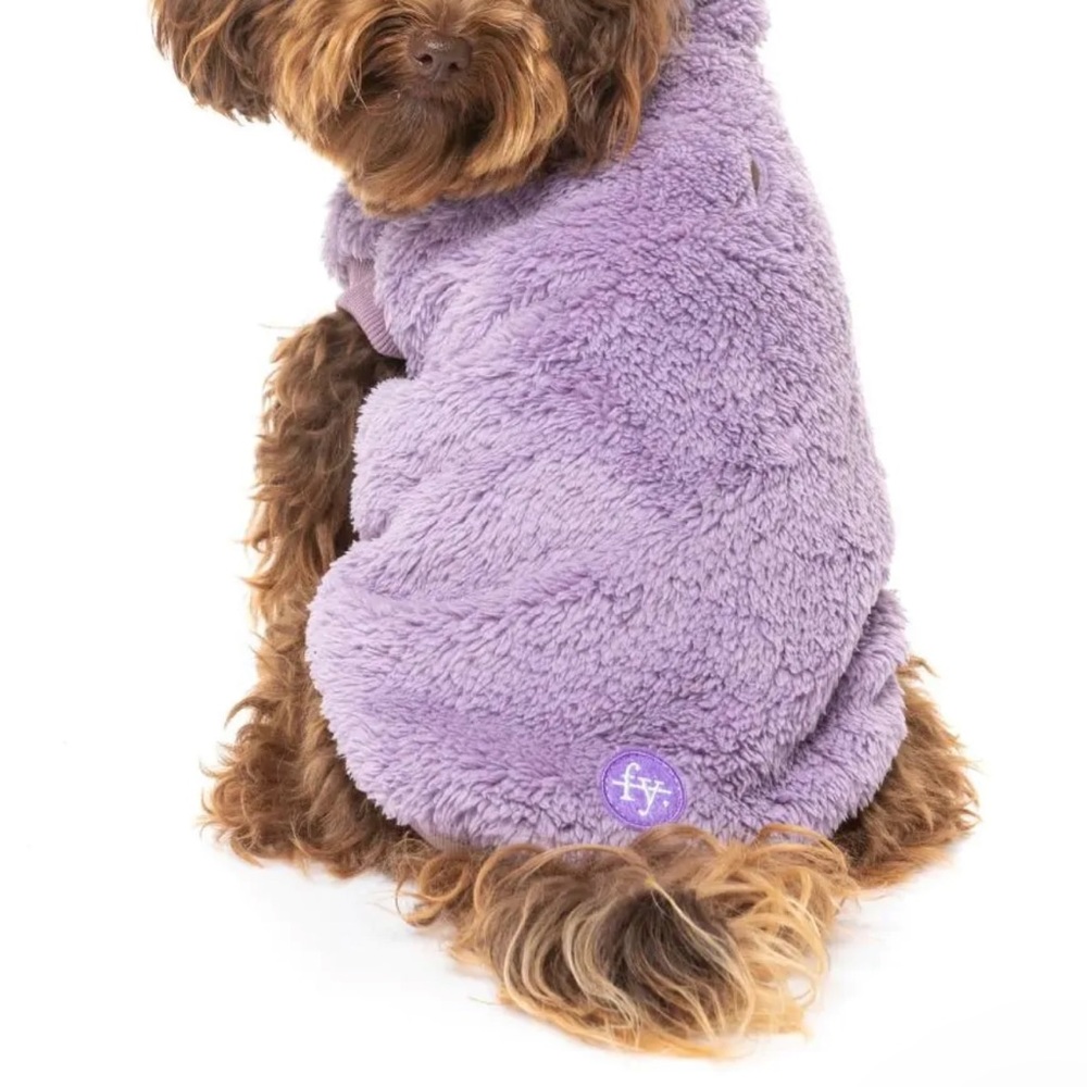 Perfectly cozy Lavender Purple Turtle Teddy Fuzzyard Size 5.